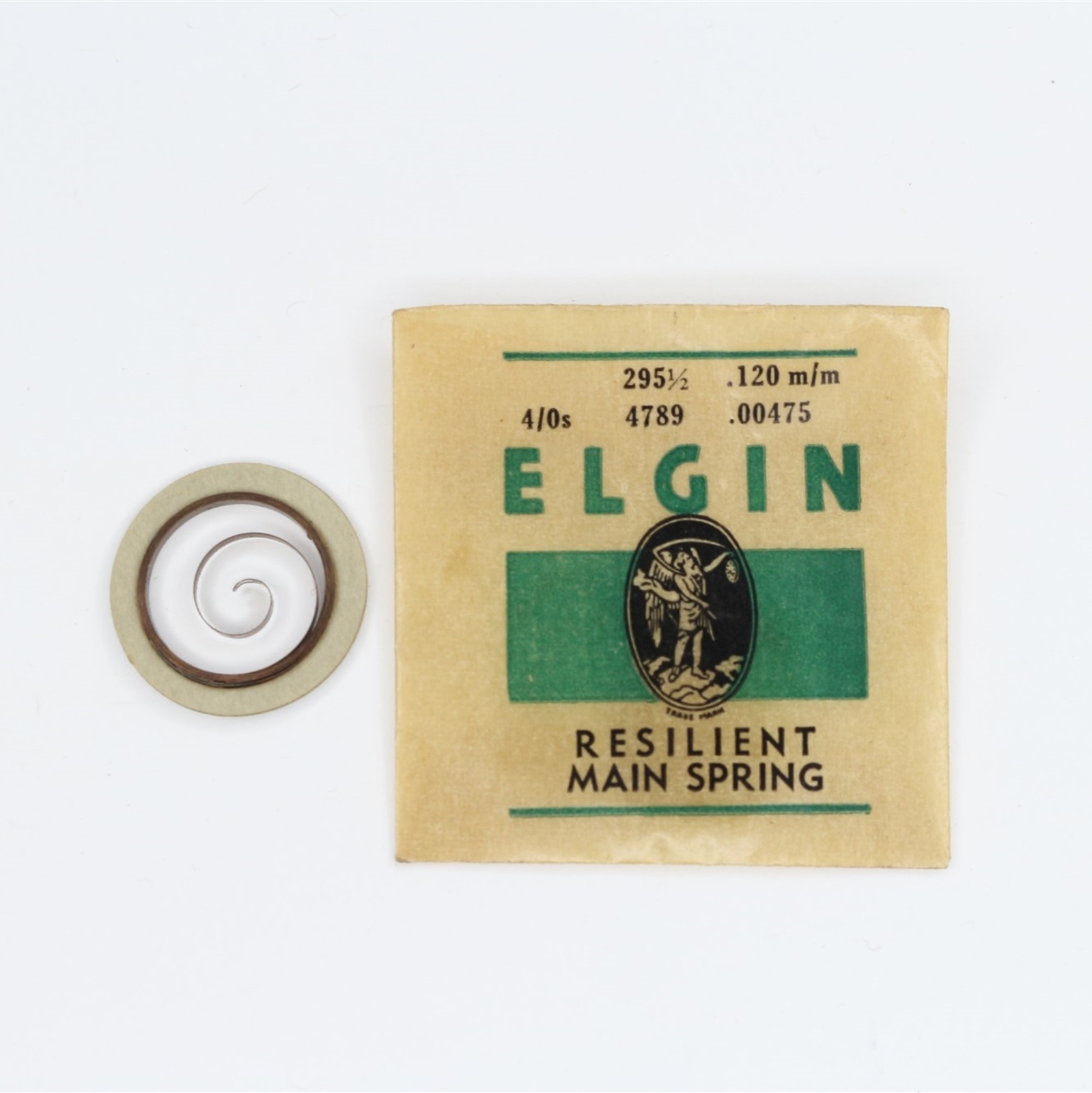ELGIN 4/o SIZE MAINSPRING – WATCH PART no. 4789 – MX1082
