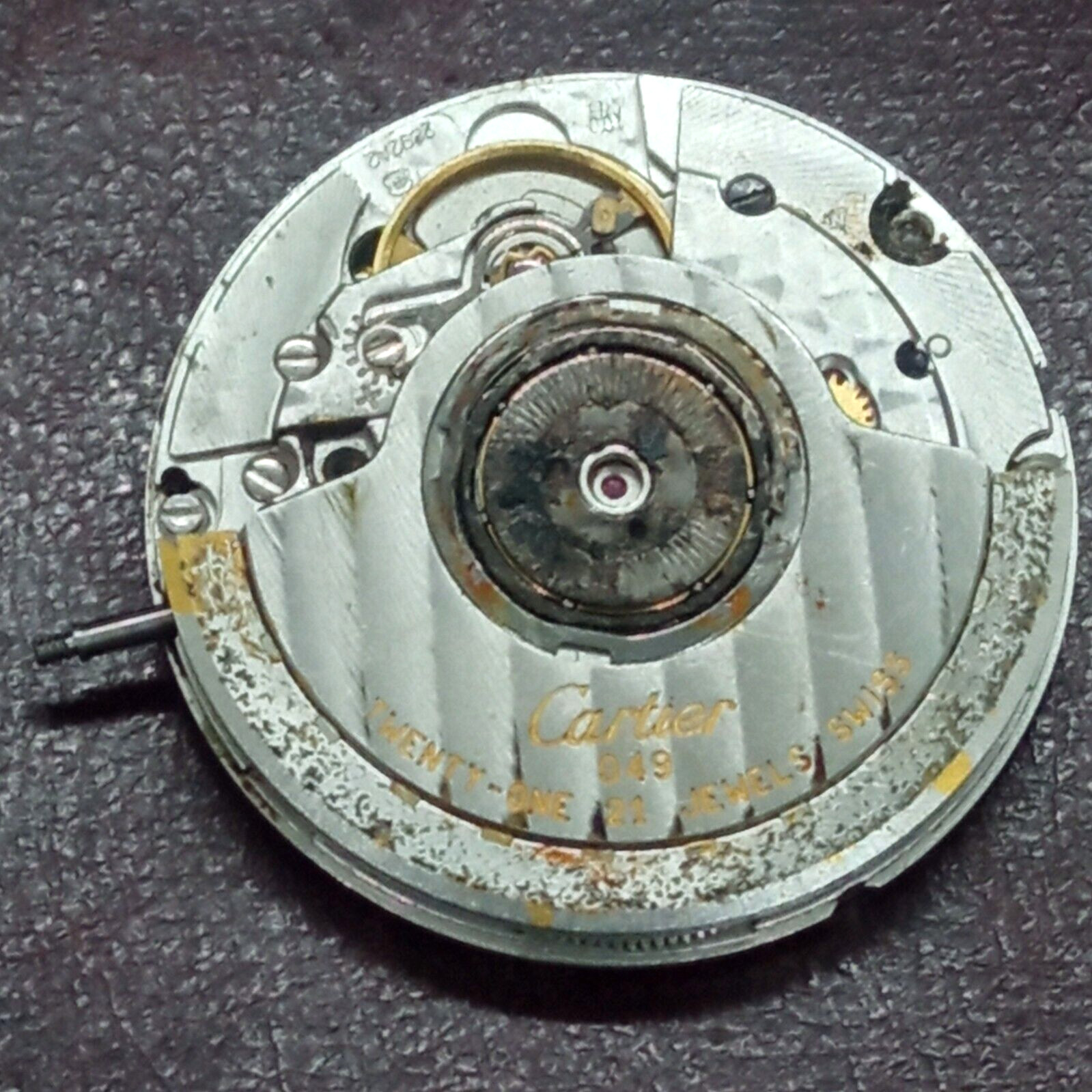 Cartier Movement Caliber ETA 2892-A2 Automatic Doesn’t Work For Repair or Parts