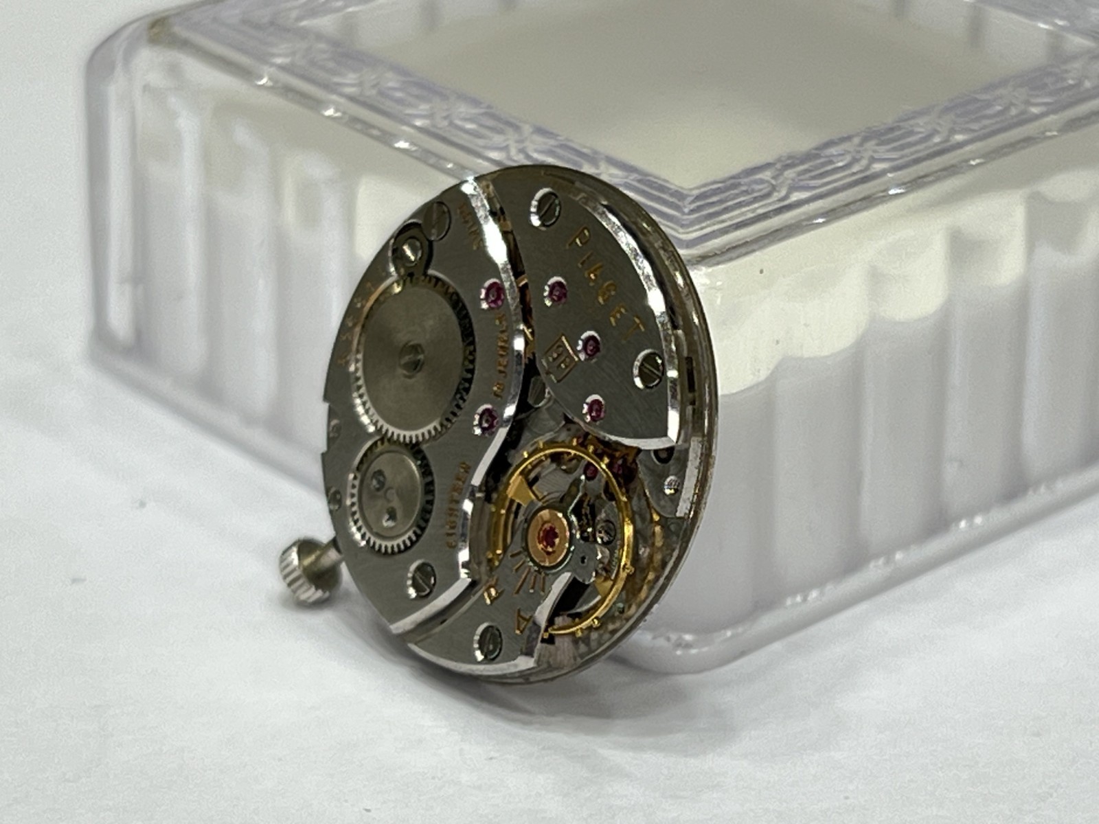 Piaget Manual Cal.9P Dial & Movement & Crown Swiss Made Ultra Thing Running