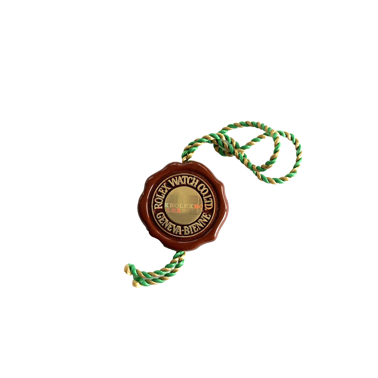 ROLEX RED CHRONOMETER HANG TAG