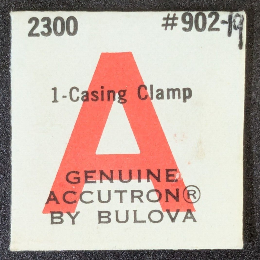 NOS Vintage Genuine Bulova Accutron 2300 Part# 902-19 – Casing Clamp