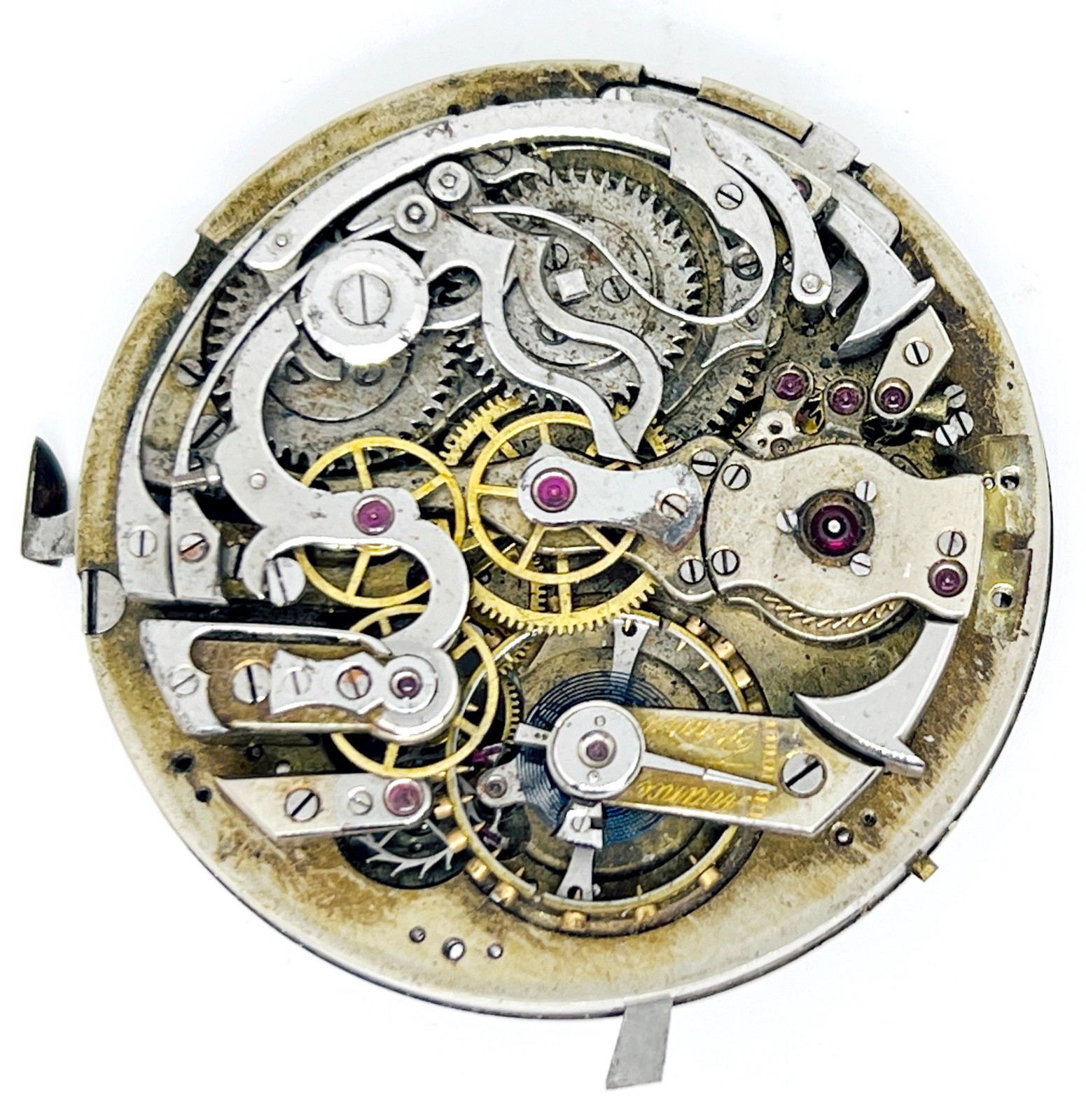 1890’s LeCoultre Minute Repeater Pocket Watch Movement Restore/Parts Lot 2553