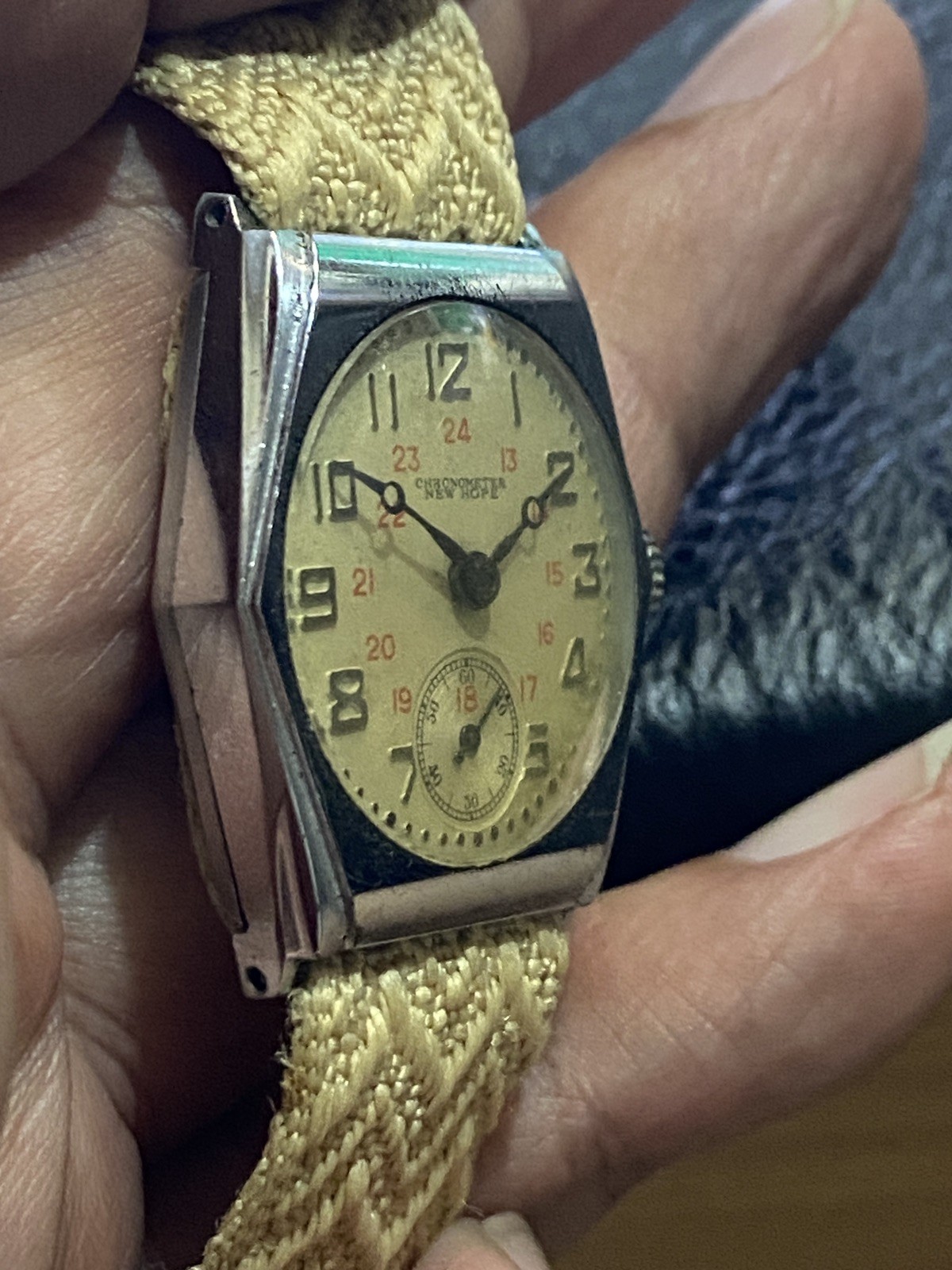 Extra Rare Old Citizen New Hope Chronometer military Windup Watch