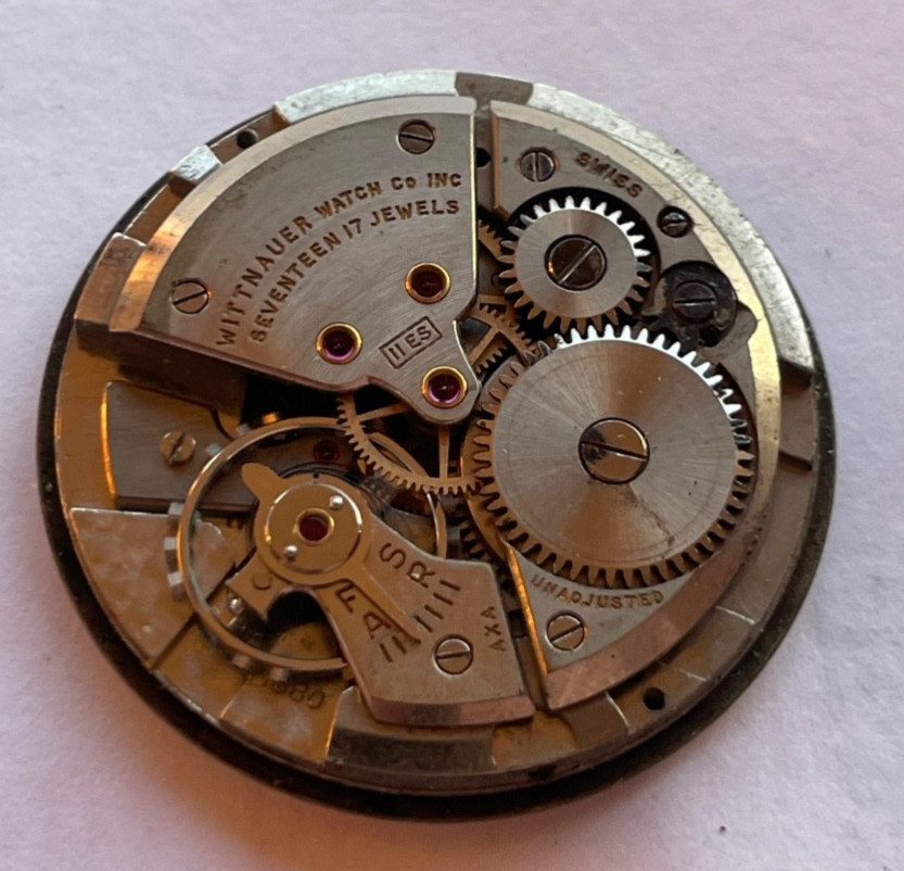 Wittnauer 11 ES – movement for mens watch RUNS, lot 0106
