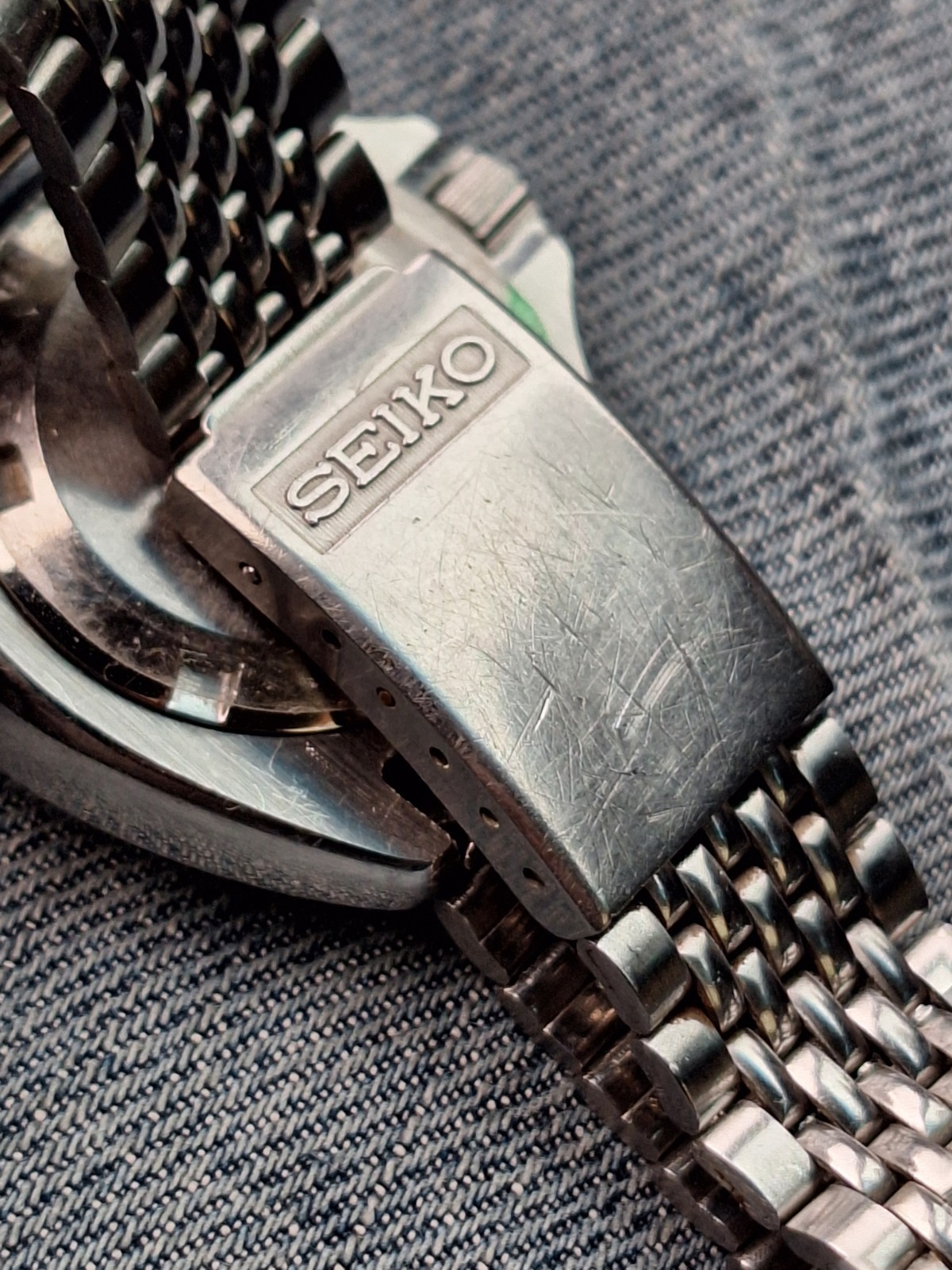 SEIKO Lady Apocalypse 2205-0769 Mini Willard MarineMaster BOR Bracelet 1970