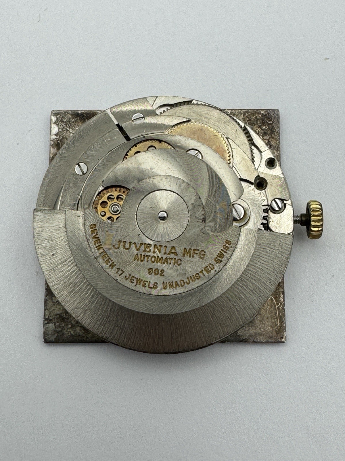 Vintage Juvenia Cal 902 Automatic Wristwatch Movement – Runs