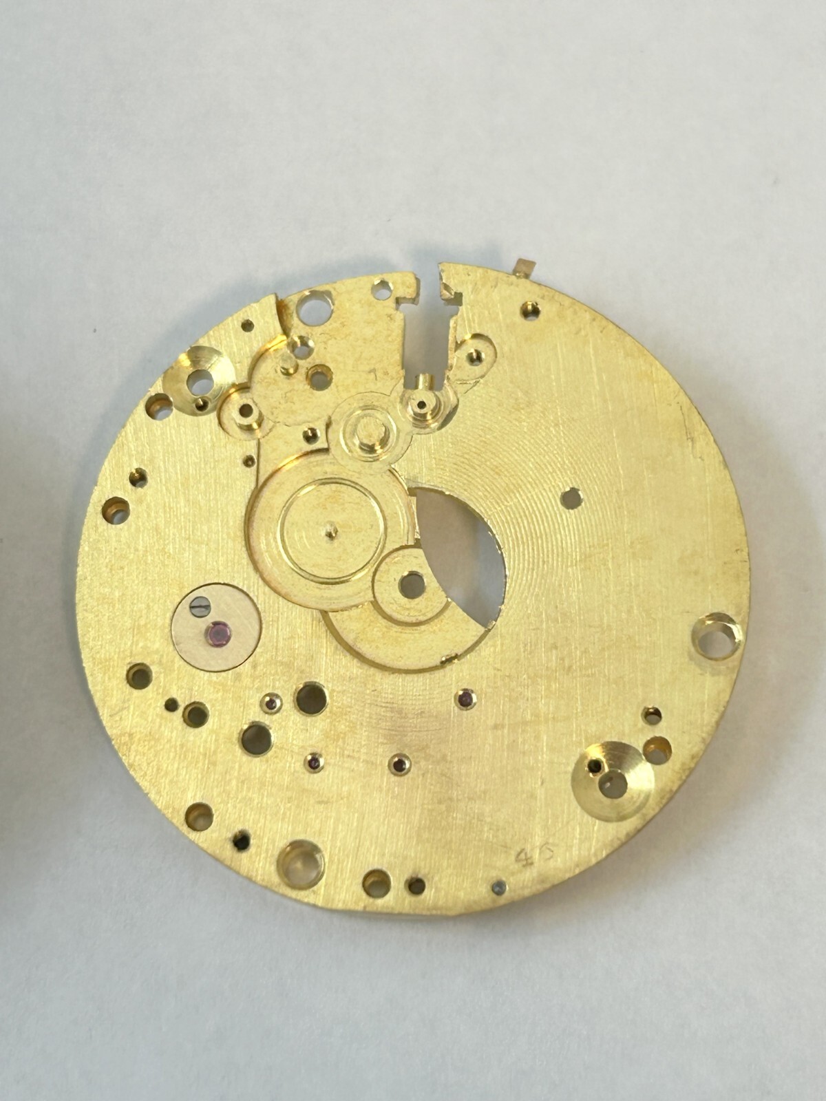Landeron Monopusher Chronograph Watch Movement Parts Cal 2 3 15 Dial Hands Sub