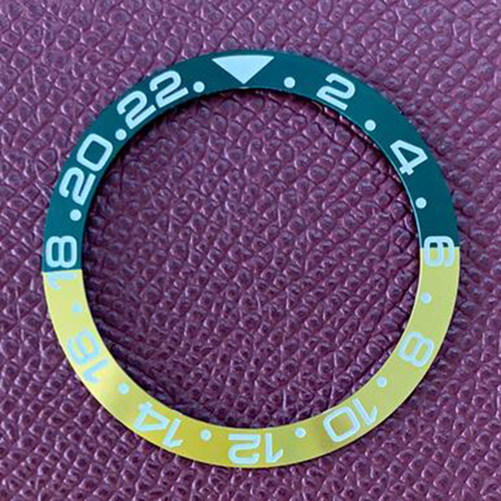 Aluminum Bezel Insert Inner 30.8mm Outer 38mm Bevelled Bezel Ring Replacement