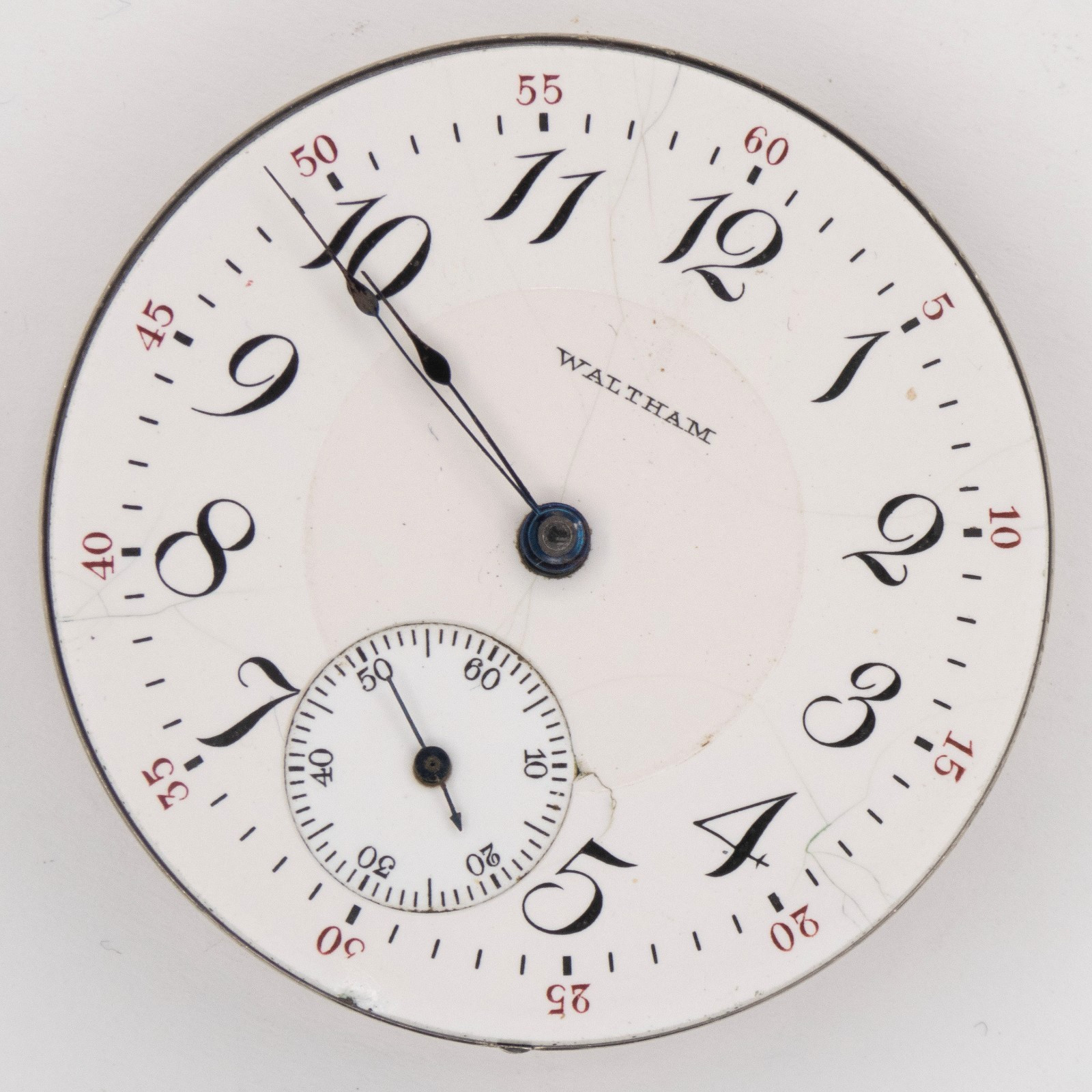Waltham Grade Vanguard 18-Size 21-Jewel Antique Pocket Watch Movement, Runs