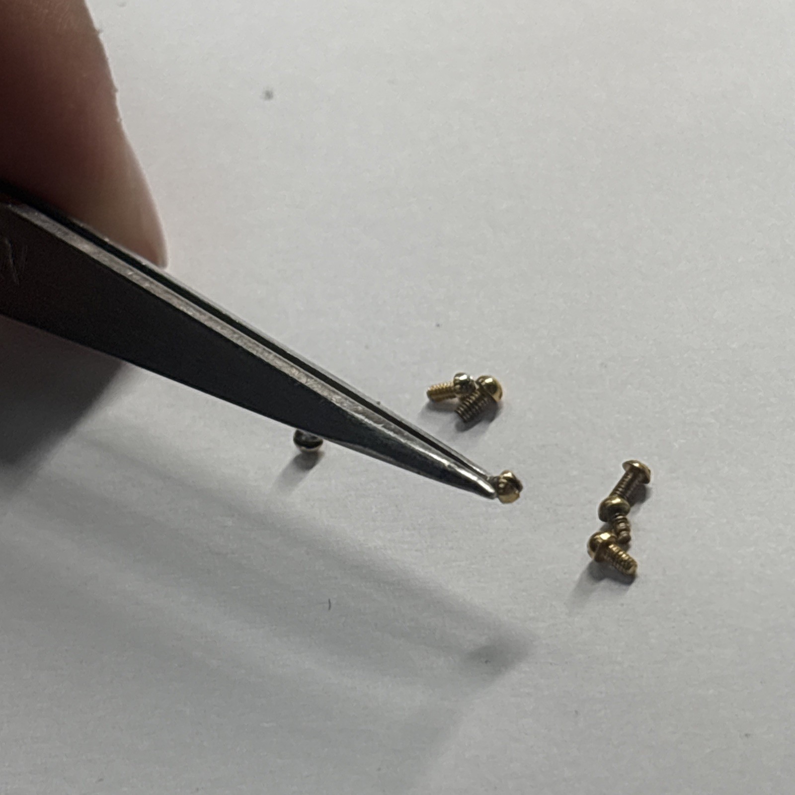 Breitling Twotone Crosswind & Chronomat Screws Assorted As Is gold Faded On Some