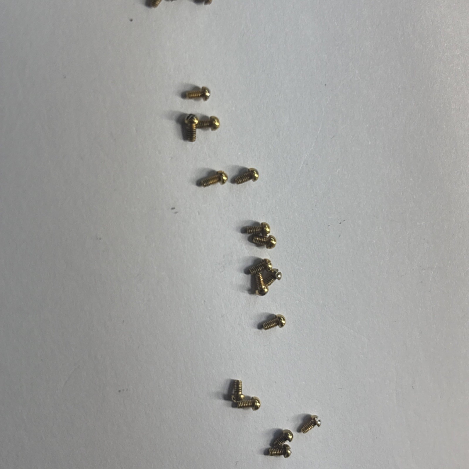 Breitling Twotone Crosswind & Chronomat Screws Assorted As Is gold Faded On Some