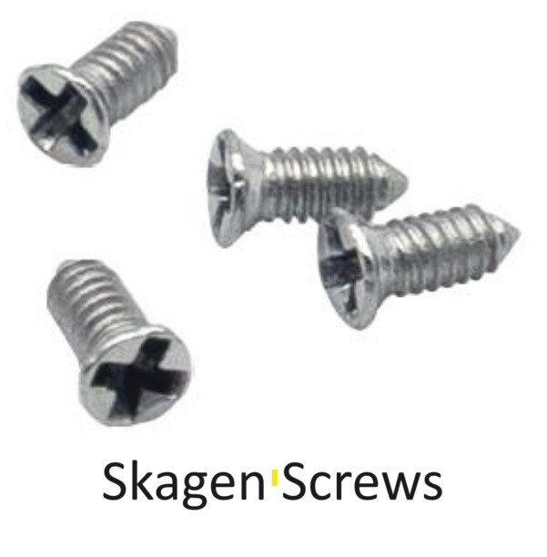 4x Steel Bracelet Fix SCREWS for Skagen Watch Straps Replacement Repair New Part