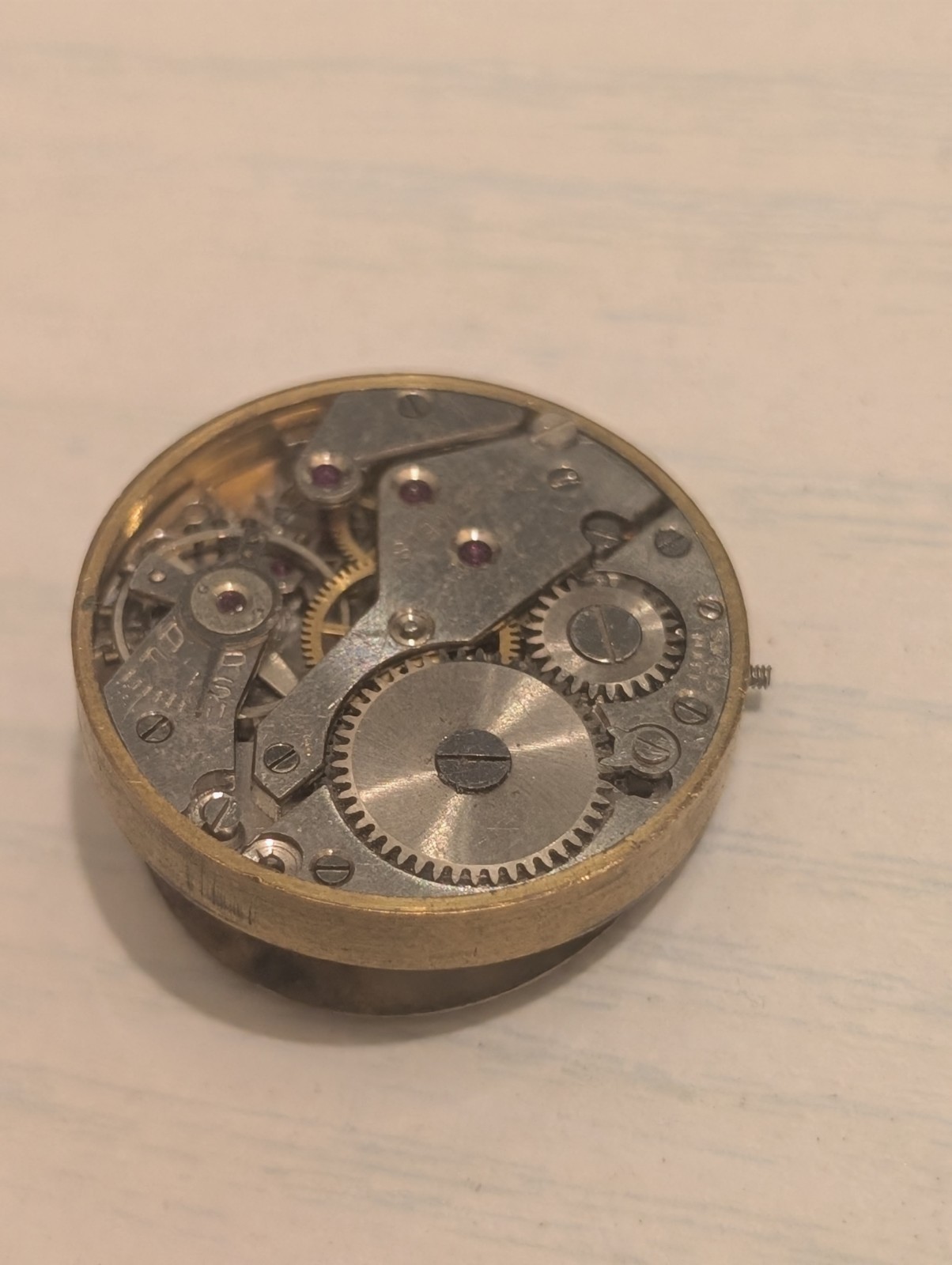 Vintage AS 984 Mechanical Watch Movement (Runs But Untested)