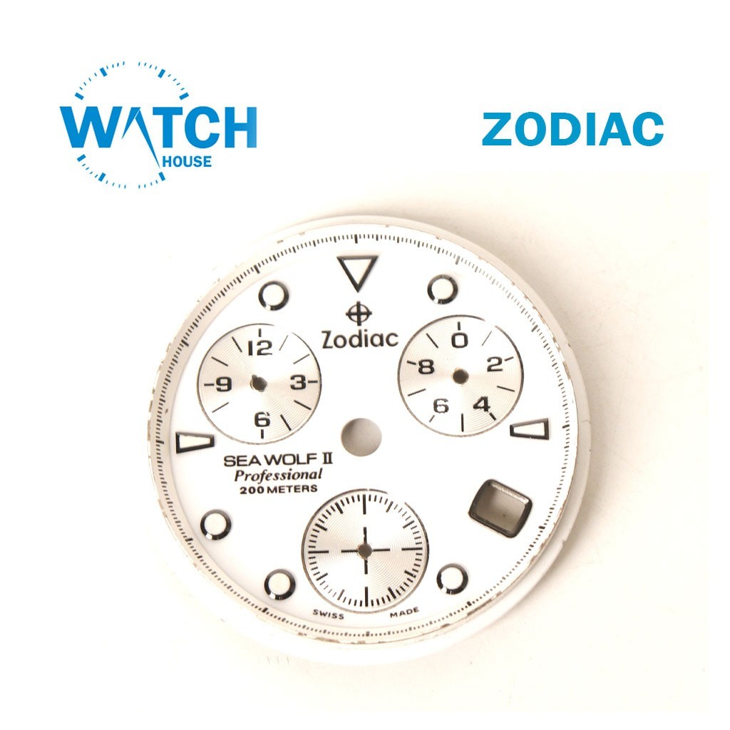 ZODIAC For Swiss ETA 251.262-SEA WOLF Professional, Size:29.43mm, 200 Meters.