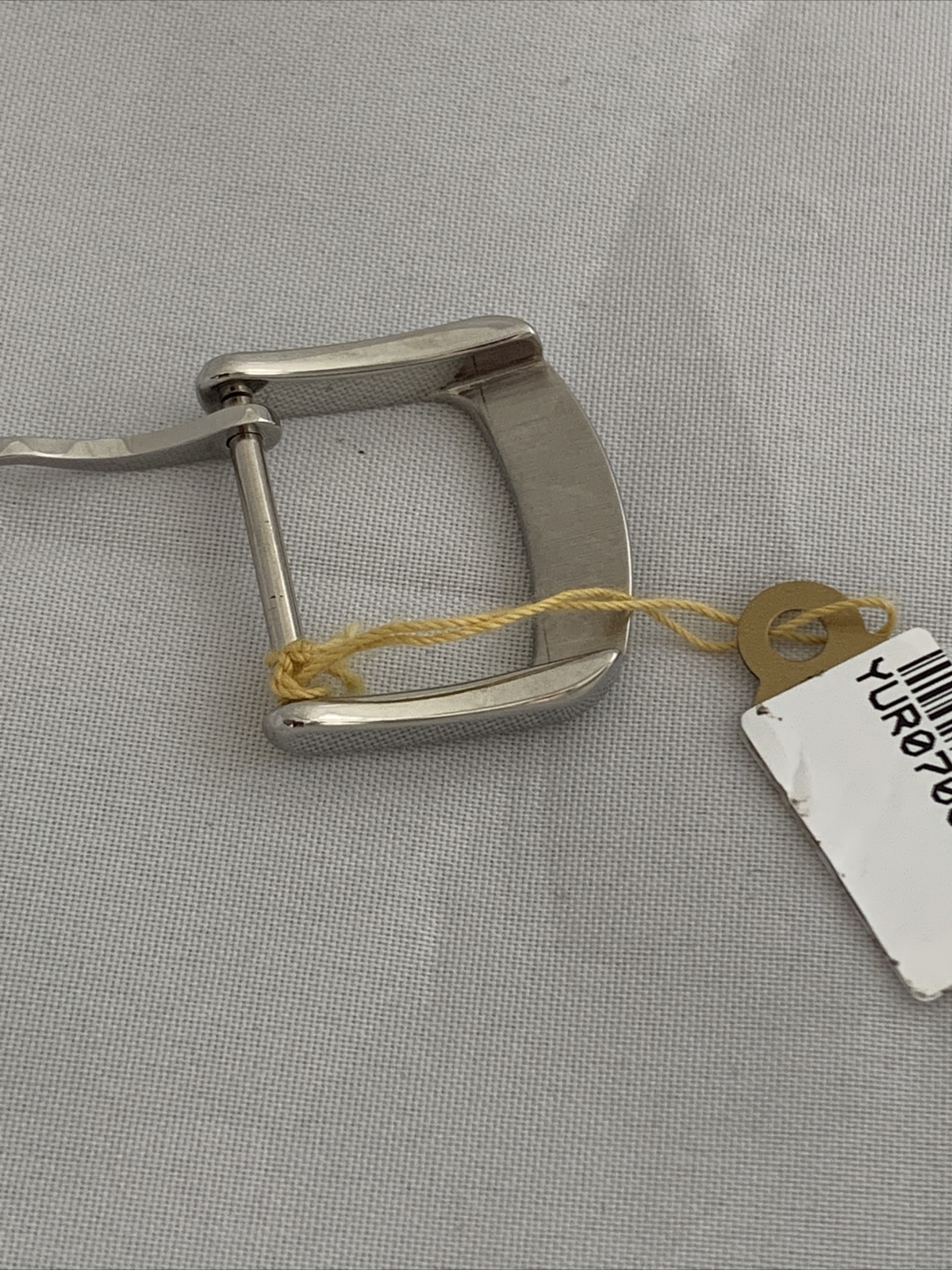 David Yurman Watch tang Buckle Clasp 18mm Golss Silver Tone Stainless Steel NWT