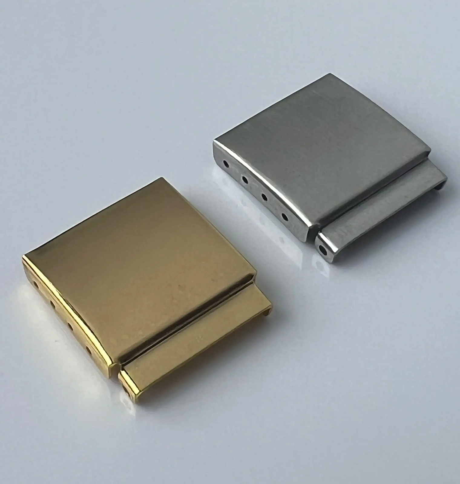 Steel Watchband Extender Clasp Gold Silver Color Watchmaker Step Repair Part