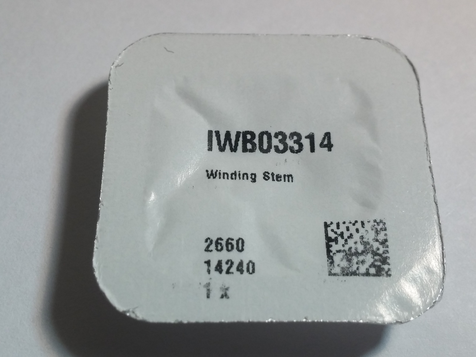 IWC IWB03314 Winding Stem, sealed 2660 14240 – rare