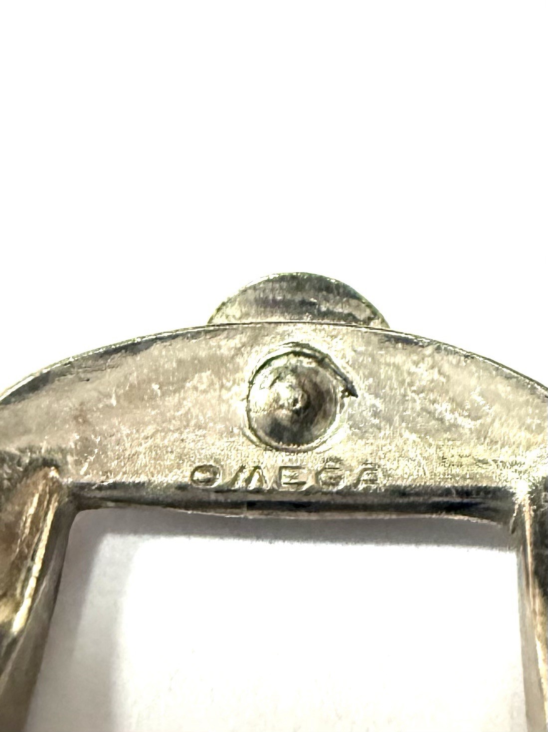 VINTAGE OMEGA 8MM GOLD PLATED LADIES WATCH BAND BUCKLE