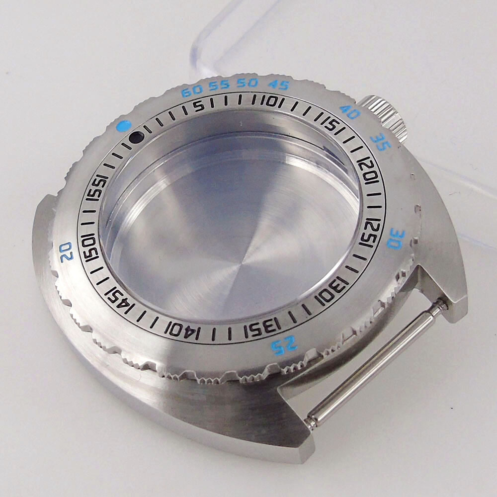 42mm Watch Case 120 clicks Bezel 200M Waterproof Sapphire Glass Fit NH35A NH36A