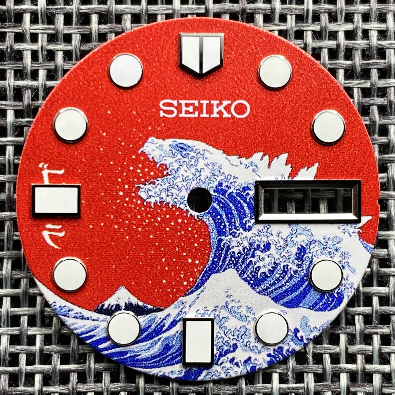 New KANAGAWA WAVE GODZILLA DIVERS DIAL FOR NH36 4R36 7S26 SKX007