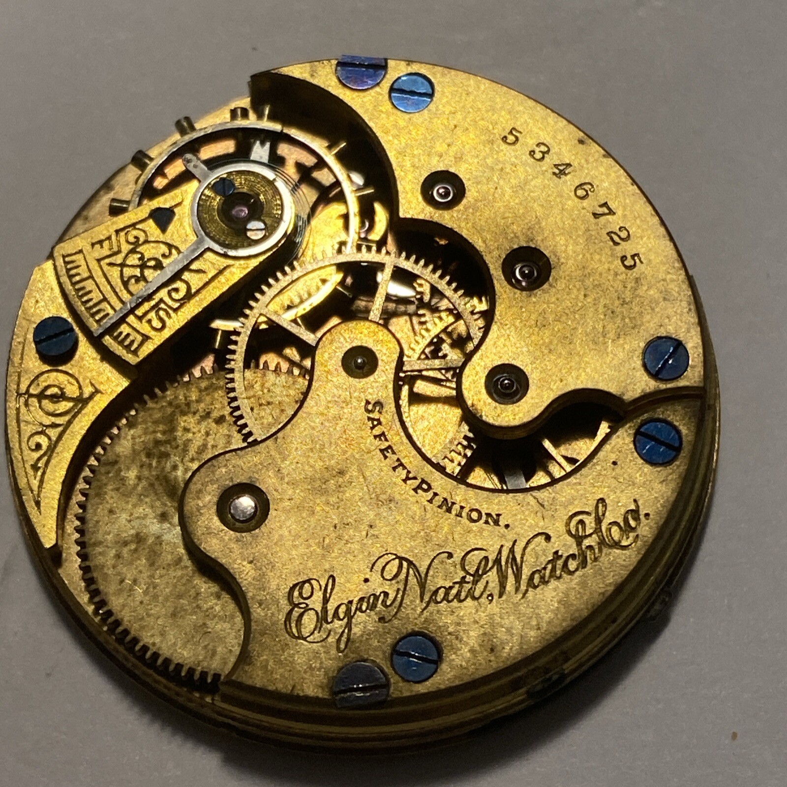 Elgin 6 Size Movement 11 Jewel For Parts Or Repair Grade 118 Mod. 2 Class 56 HC
