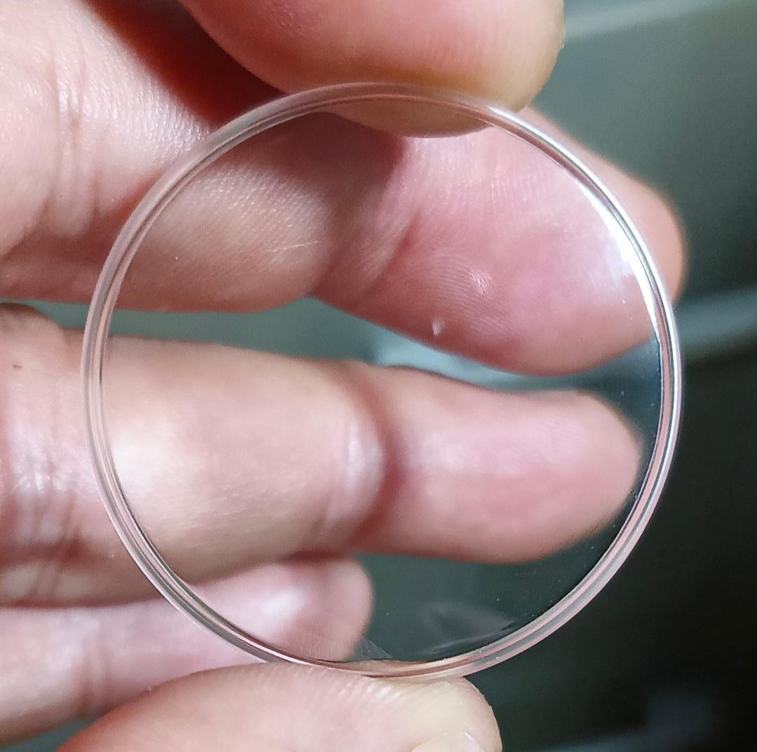 340W14GN GENUINE CRYSTAL GLASS SEIKO BULLHEAD KAKUME UFO TOKEI 6138 AND 6139