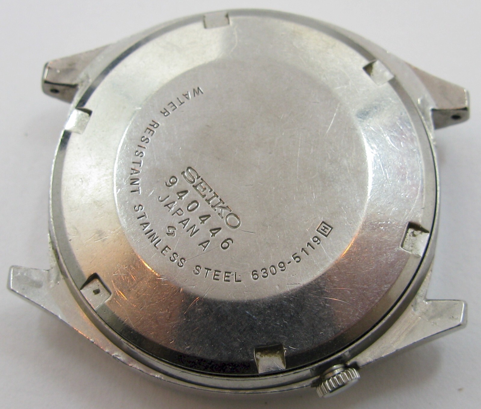 Seiko 6309 A complete automatic s. steel watch 17 jewels & dial 512L for parts