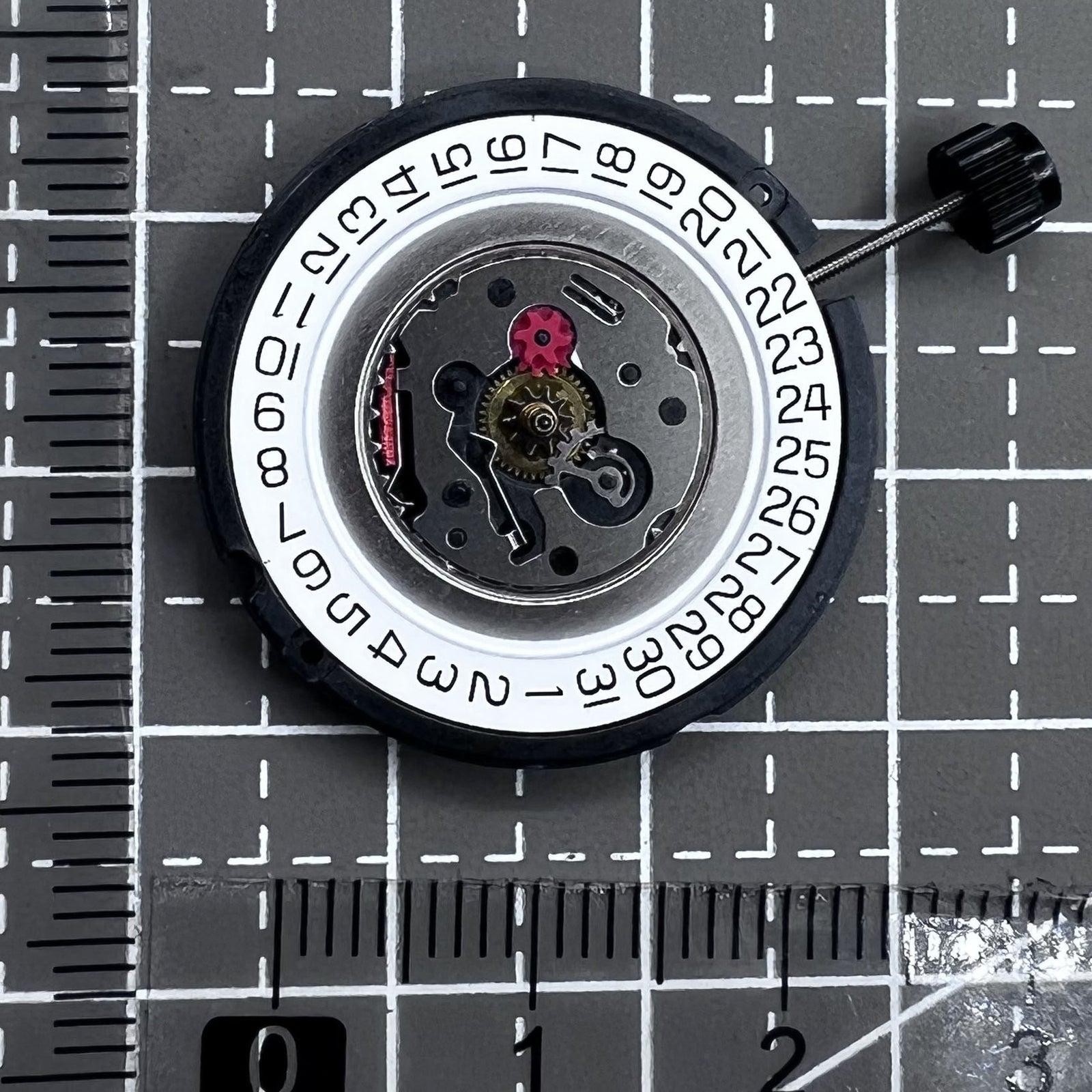 ETA Swiss 805.112 Quartz Movement 3 Hands Date Display at 4:30