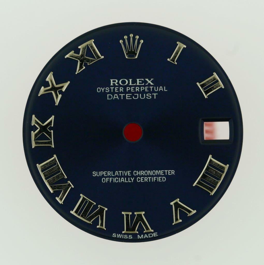 Original Rolex Midsize Datejust 31mm 178274 178240 Royal Blue Roman Dial SS #P14