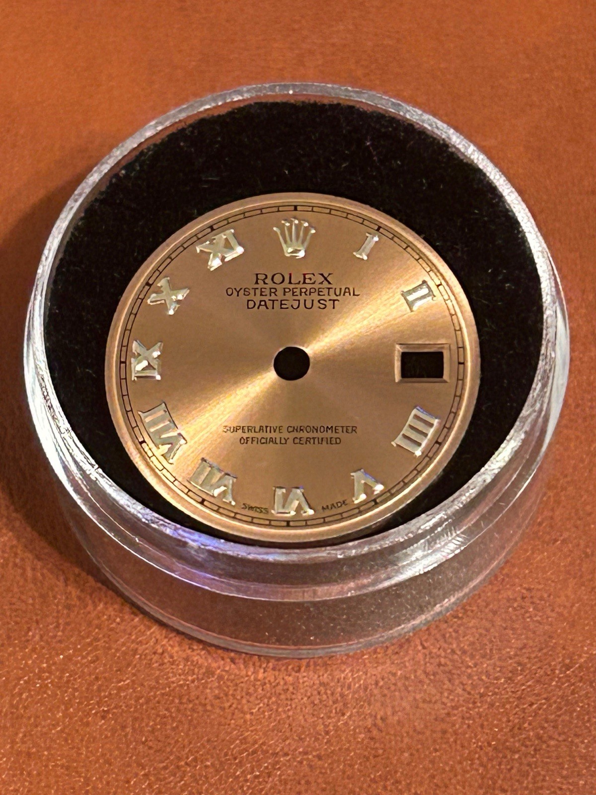 Rolex Ladies 26mm Datejust Salmon/Copper Roman Dial For 69174-79174-179174
