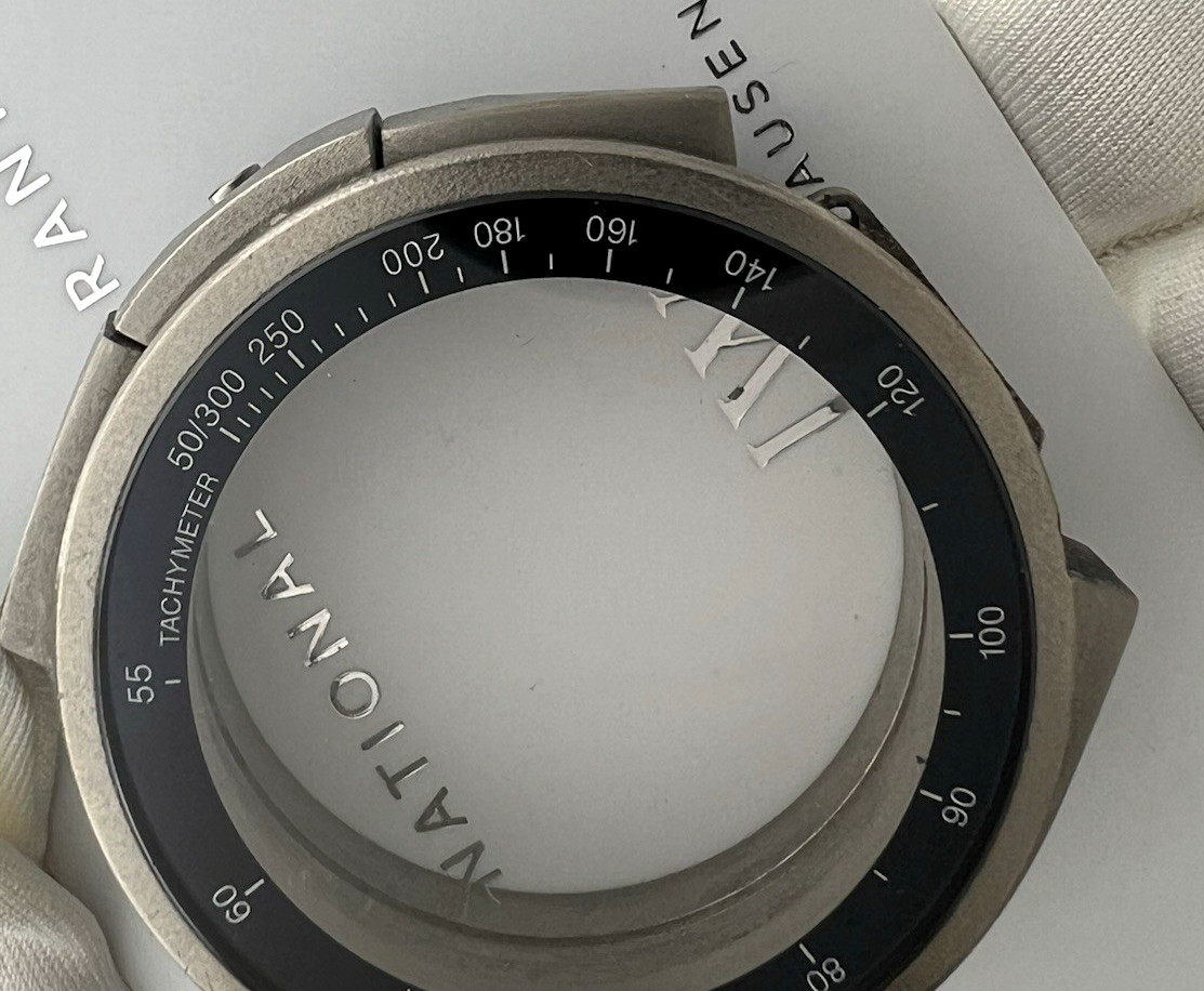 IWC / PORSCHE DESIGN RARE WATCH CASE /S. CRYSTAL 3700S TITANIUM 41MM Swiss Made