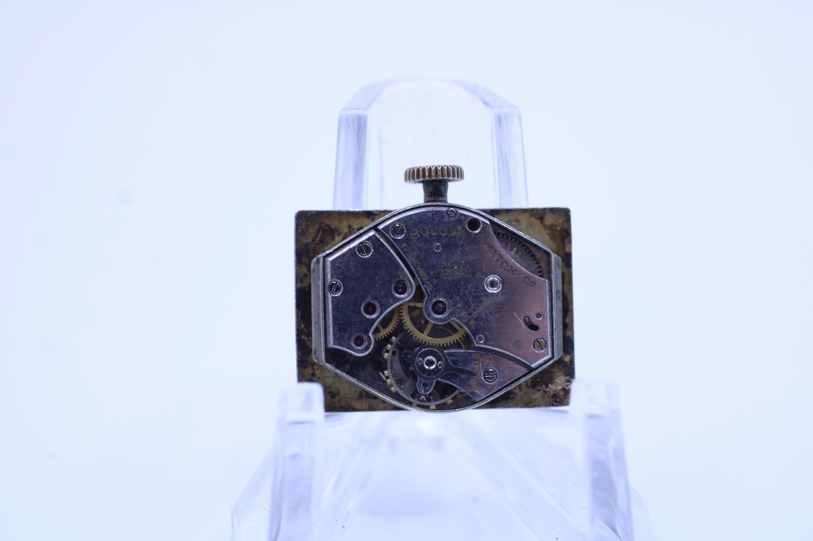 BULOVA CAL. 8AE, 21j WRIST WATCH MOVEMENT FOR REPAIR (M12)