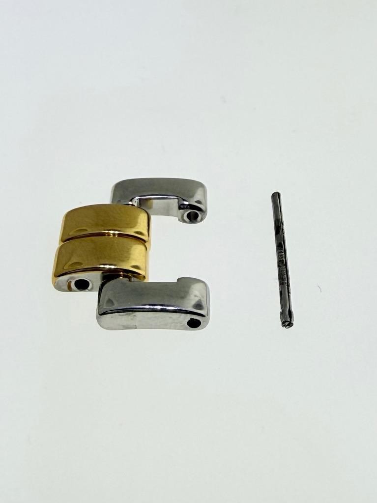 Authentic Movado Lancy Men’s Two Tone 84 G2 870 Full Link 18MM With Pin