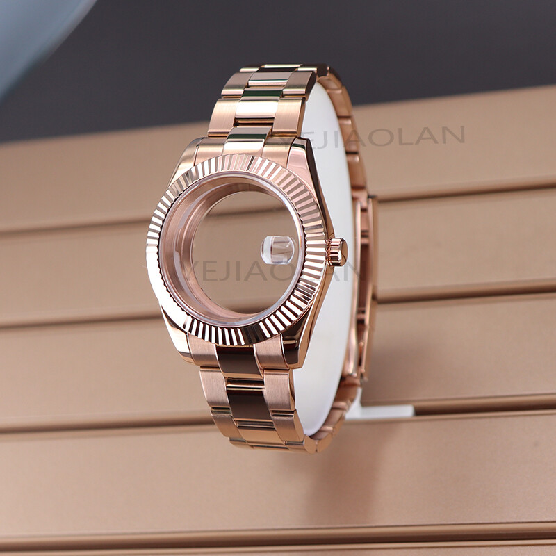 36mm/39mm NH35 Watch Case nh36 Oyster strap AR layer sapphire glass Dental crown