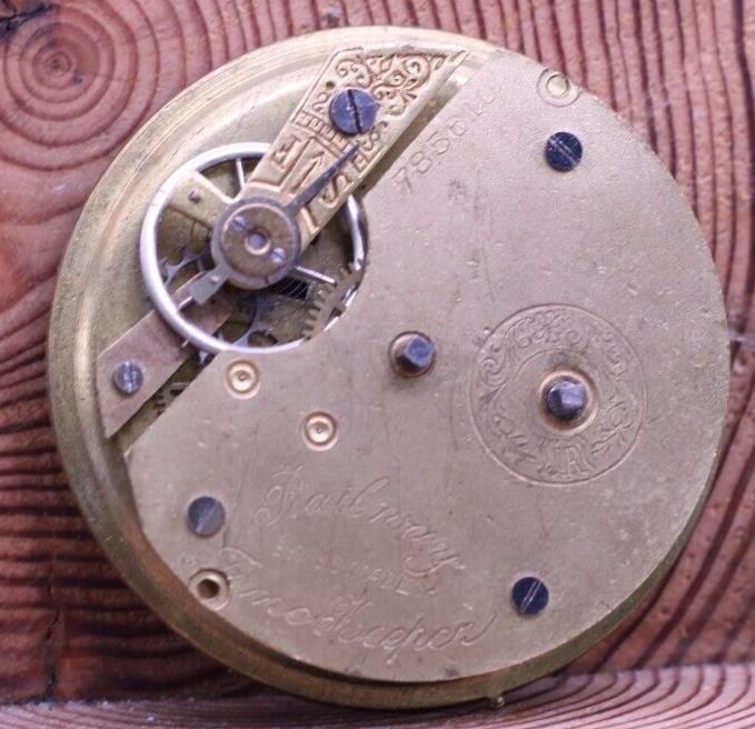 SWISS RAILWAY TIME KEEPER KEYWIND POCKET WATCH MOVEMENT FOR REPAIR 46.6mm (KW)