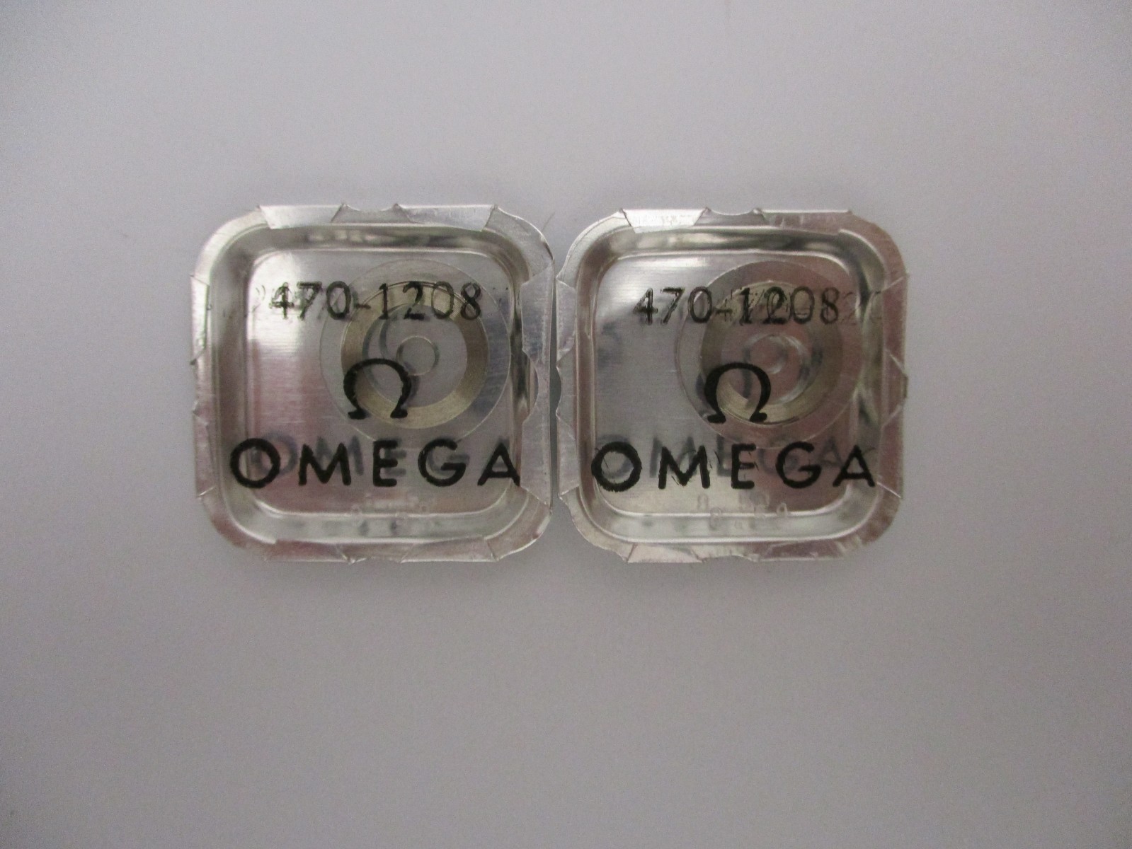 2x Genuine OMEGA 470-1208 or 470 1208 Watch Part Mainspring *Rare New-Old-Stock*