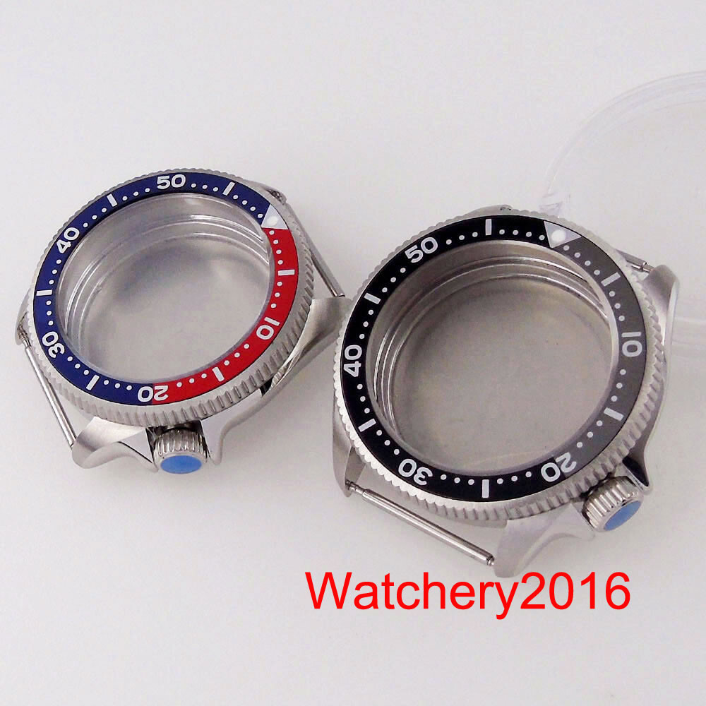 37mm Sapphire Glass Watch Case fit NH35 NH36 ETA 2824 movement SKX007 4R35 7S26