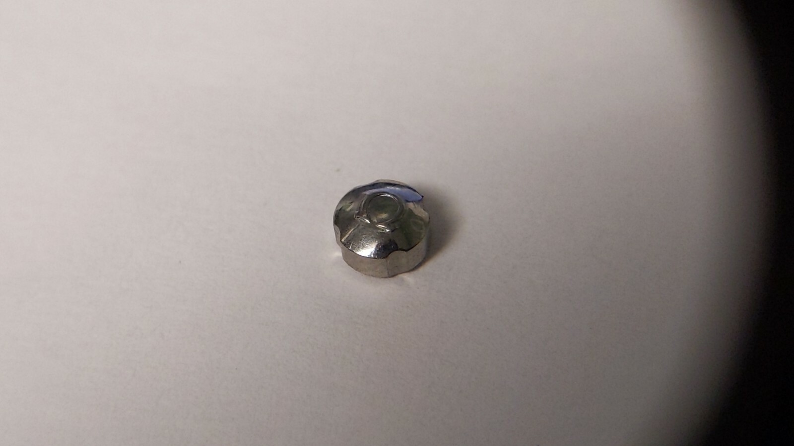 Swiss Made Unbranded CROWN to fit Omega WHITE S/S 4.5mm x 2.0mm T10W CLOVER shap