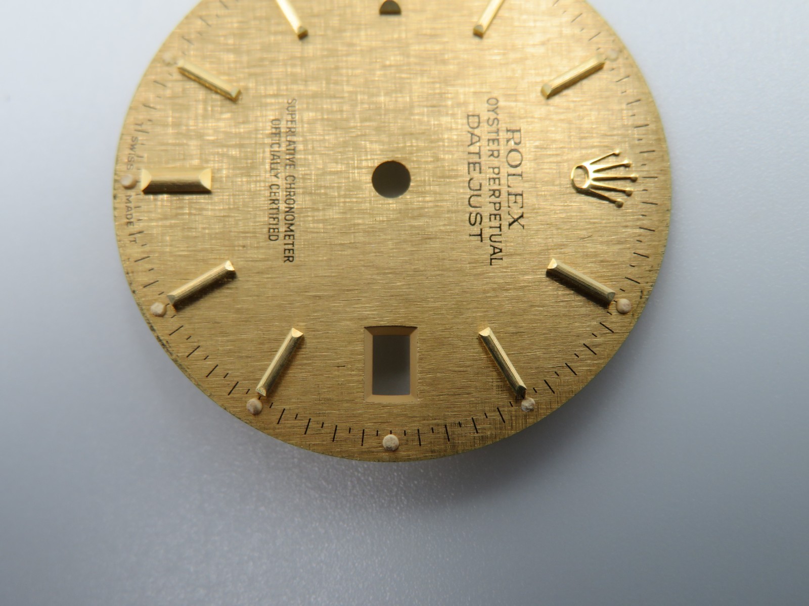 Genuine Rolex Datejust 36mm Linen Dial for 16013, 16203, 16233 Cal. 3035 & 3135