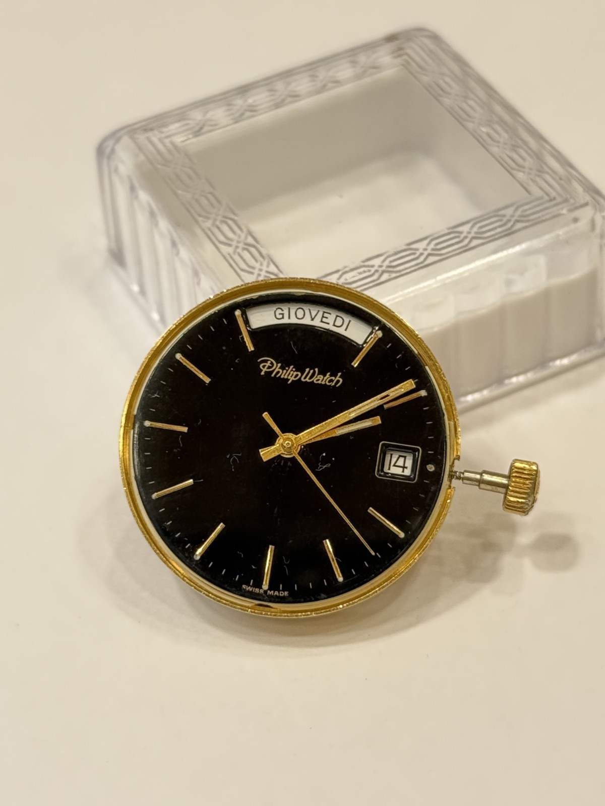 Movement Philip Watch Eta 2834-2 Automatic Swiss Made 25 Jewels Running