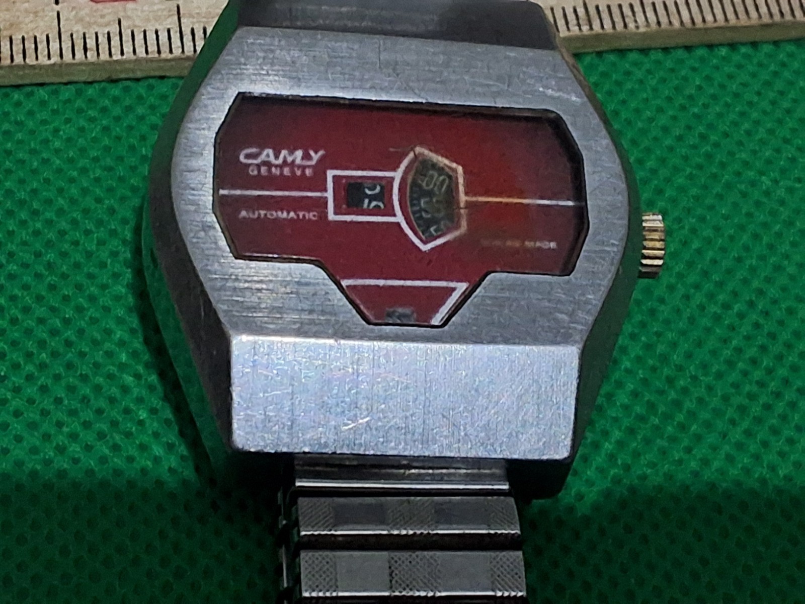 Vintage CAMY 17 Jewels Manual Wind Wrist Watch Running Movements Swiss Made.