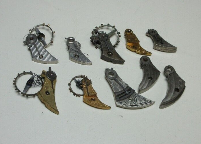 VTG LOT OF POCKET WATCH BALANCE COCKS WATCHMAKER REPLACEMENT PARTS STEAMPUNK #6