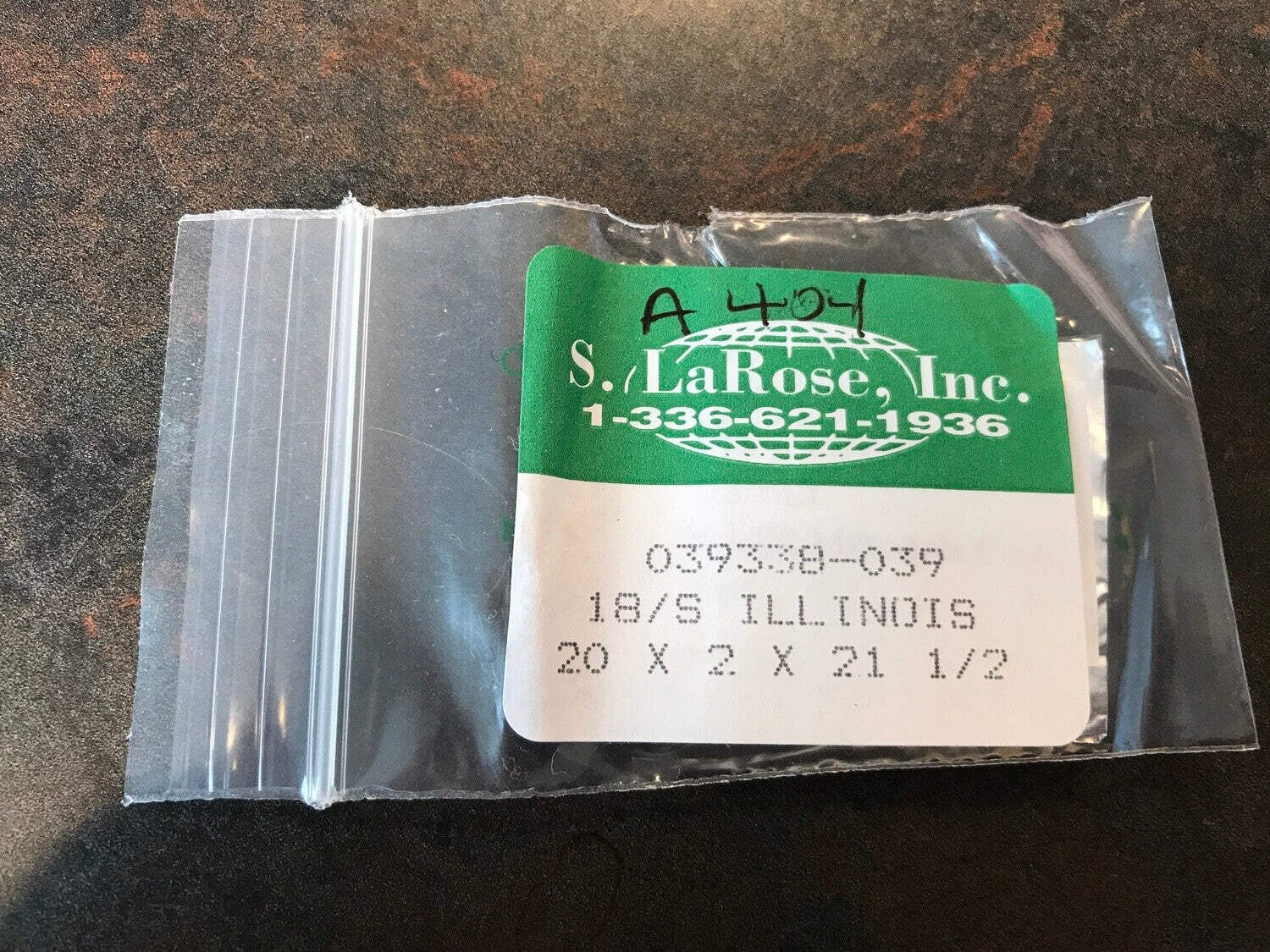 Illinois 18s Mainspring No. 47303 from S. LaRose – Alloy