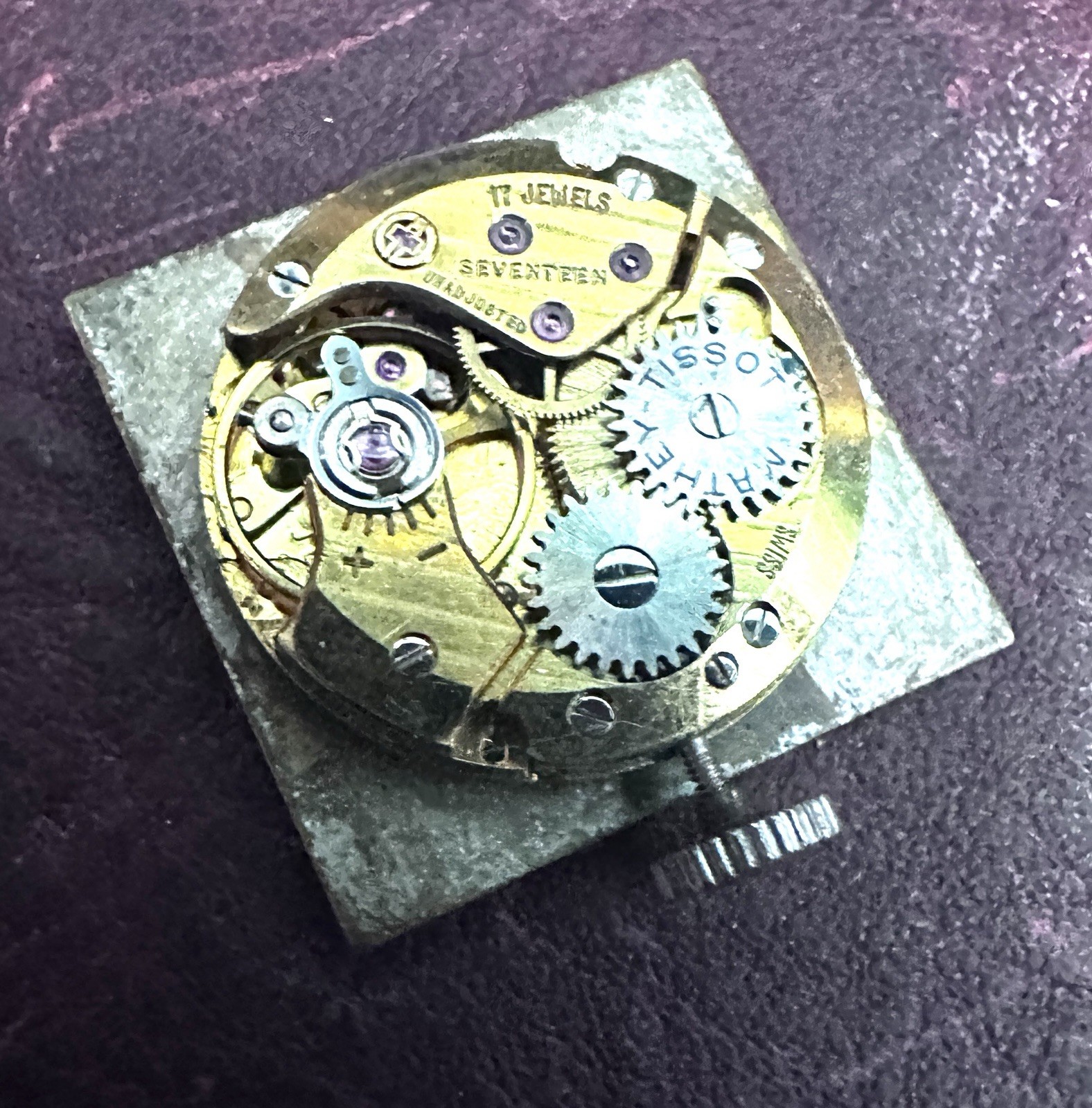 Vintage Mathey-Tissot 17 Jewel Swiss Ladies Wrist Watch Movement, Running!