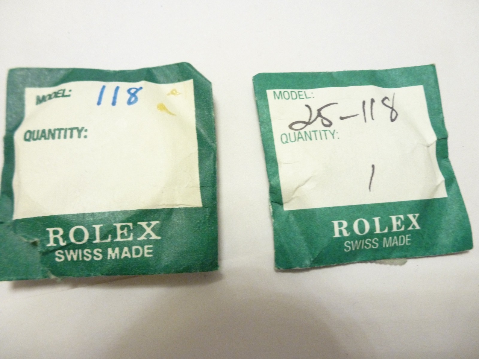 Rolex 25-118 Glass Plexi Glass Datejust 1601 1603 1602 1608 NEW Original