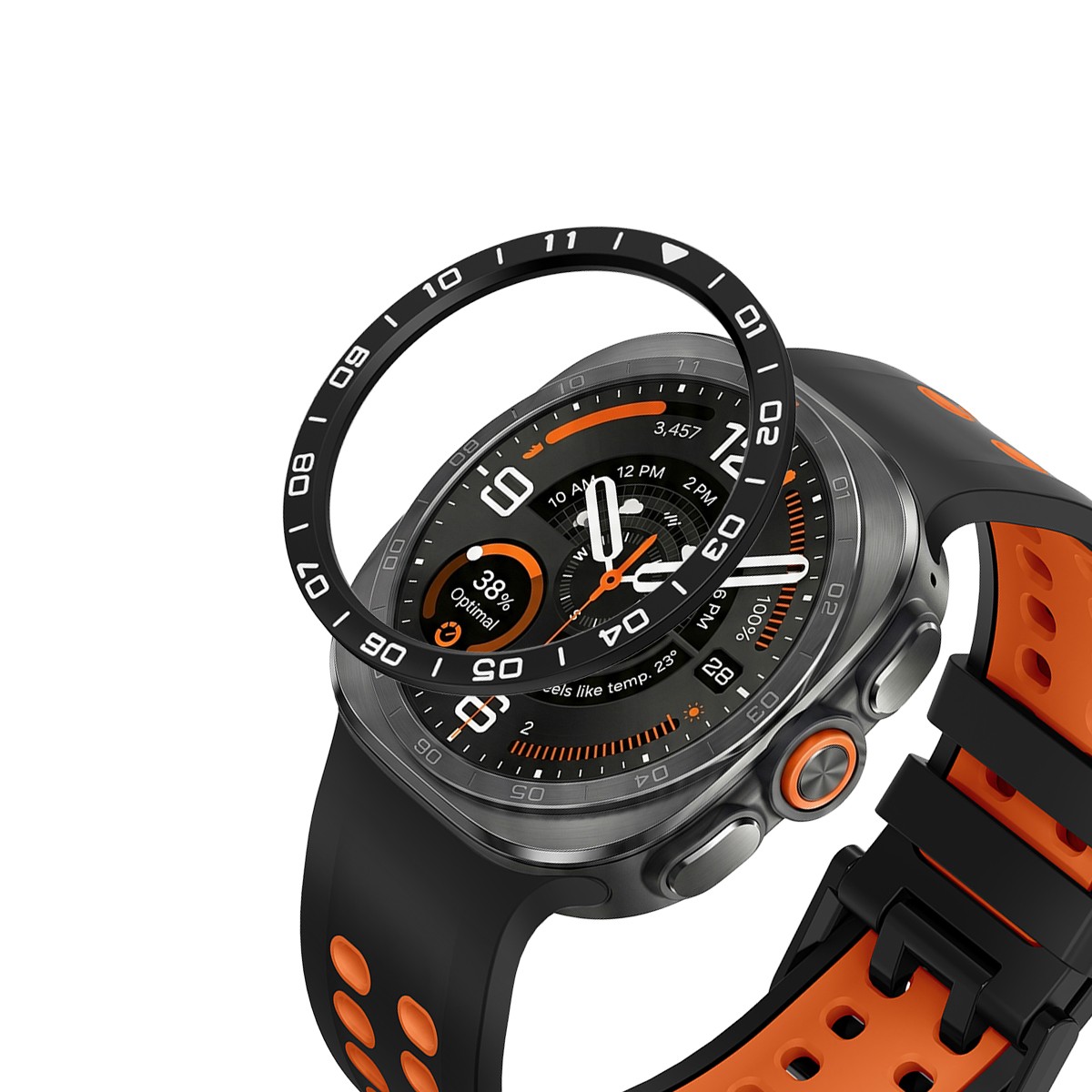 PC Engraved Scale Bezel Ring Cover For Samsung Galaxy Watch Ultra 2 2026 47mm