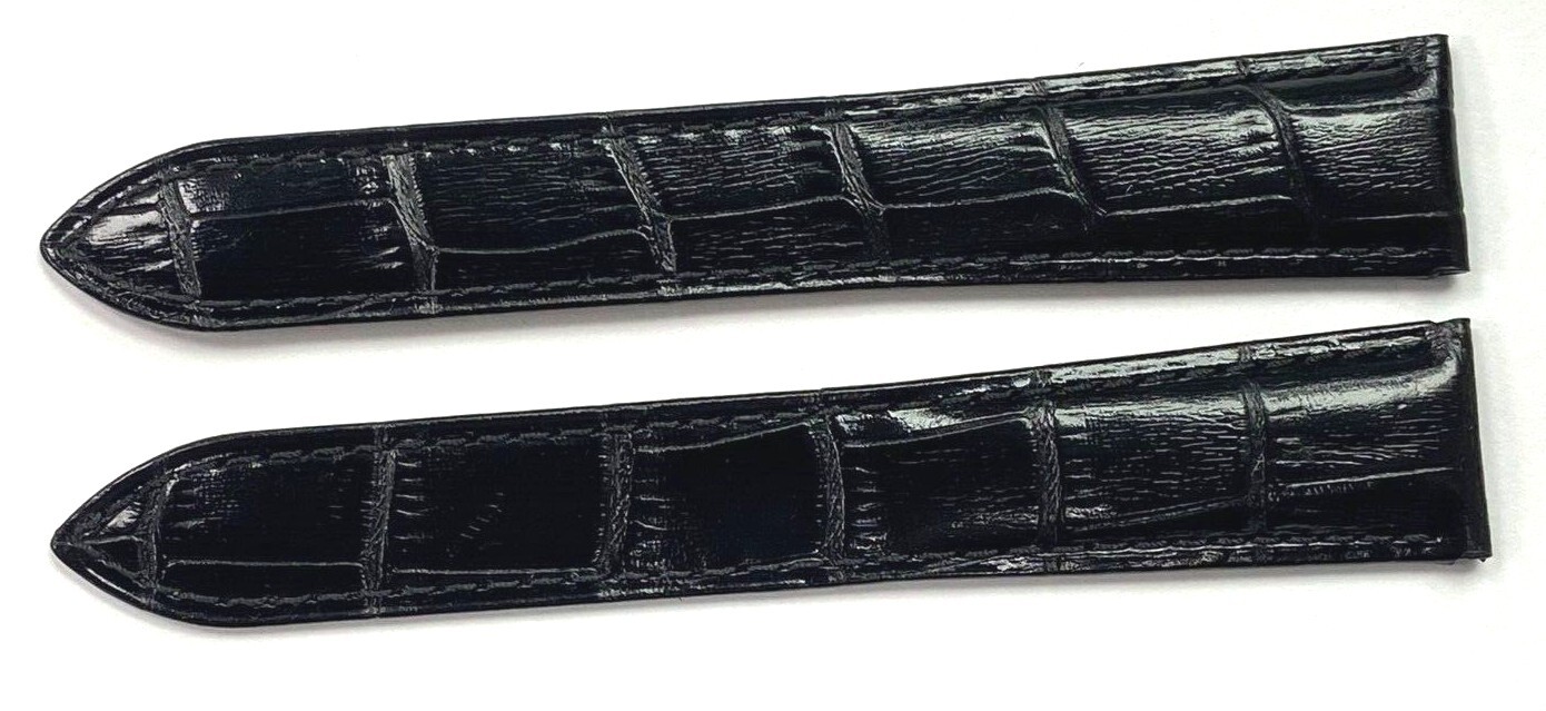 Watch Band Genuine Leather Alligator Grain fit Cartier Watch 23x18MM
