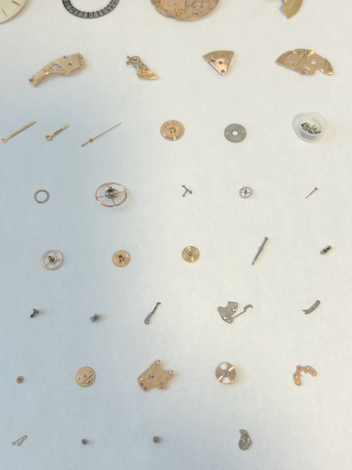 Omega Cal 565 Watch Movement Parts Balance Fork Wheel Spring Bridge Escapement 3