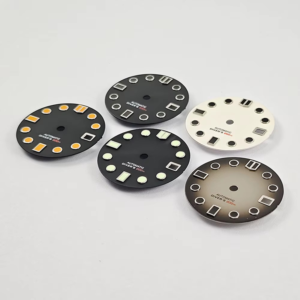 NH35 28.5Mm No Logo Sterile Sanding Watch Dial for NH35A NH36 Movement High Qual