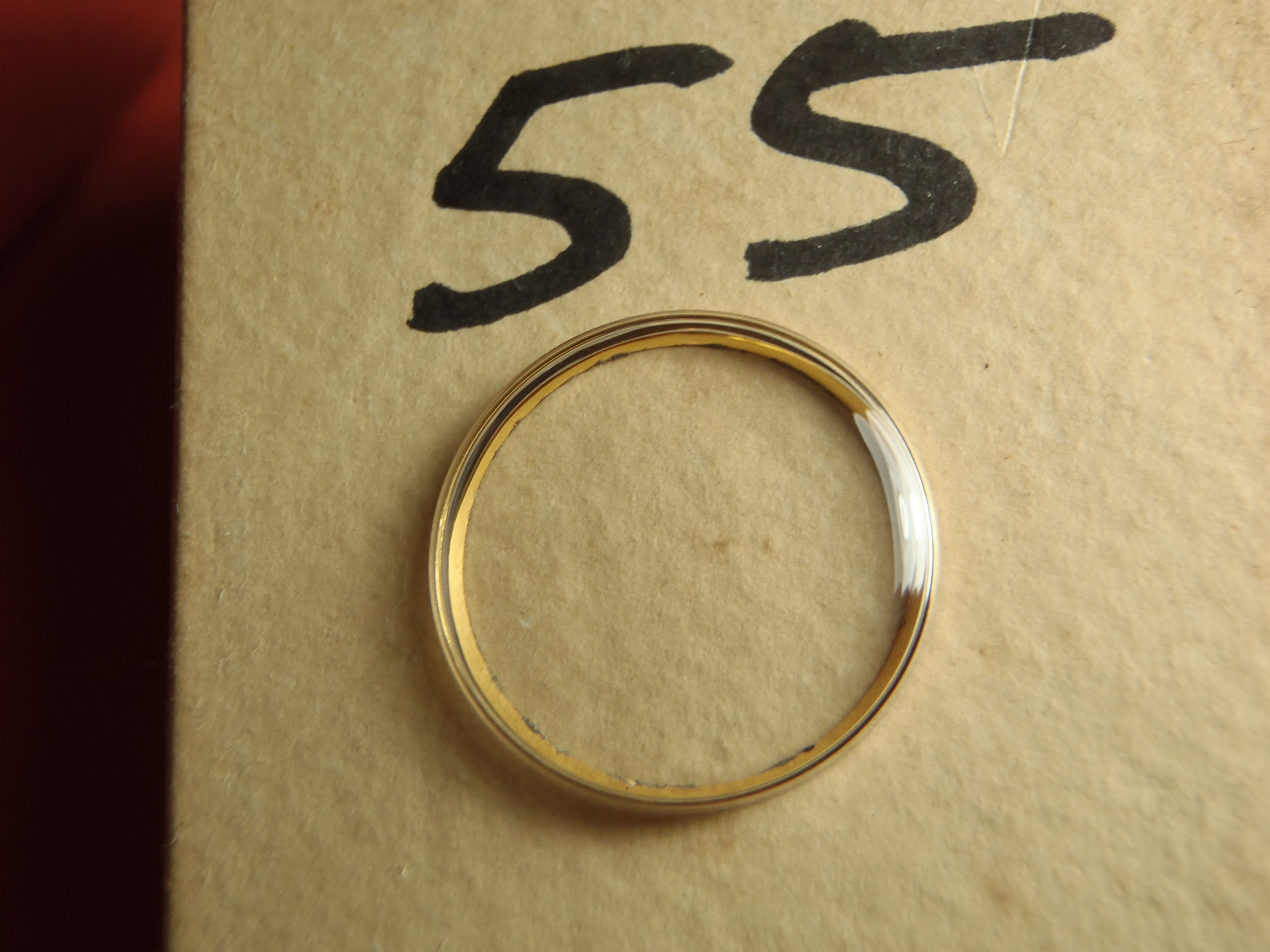 26.1 MM SWISS YELLOW TENSION RING ROUND PLASTIC WATCH CRYSTAL WATERPROOF NOS